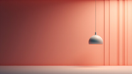 red wall lamp