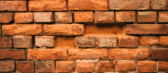 Mauer - Backstein - Steine - Ziegel - Hintergrund - Wall - Background - Brick - Stones - Decay - Wallpaper - Grunge - Damaged - Broken - Concrete - Facade - High quality photo	