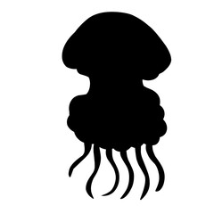 Jellyfish Silhouette