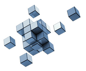 Cubes isolated