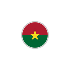 Burkina faso flags icon set, Burkina faso independence day icon set vector sign symbol