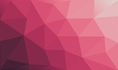 Obraz premium Abstract poly, polygon background pastel pacific pink style