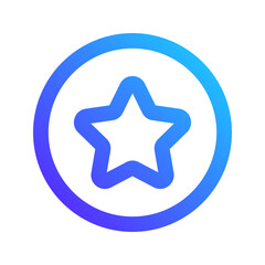 Obraz premium best seller gradient icon