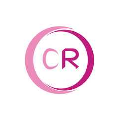 CR logo design