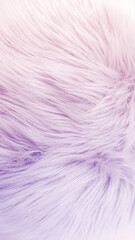 Long fiber soft fur close-up. Shaggy purple fur for background or texture. Pink fluffy fake textile fur. selective focus.