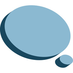 3D Speech Chat Bubble