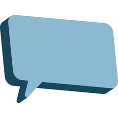 3D Speech Chat Bubble