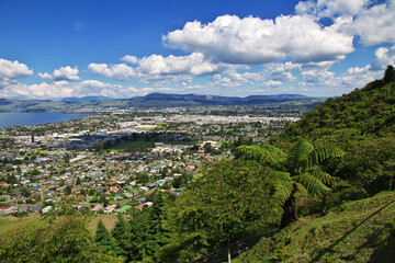 Fototapeta na wymiar City of Rotorua, New Zealand