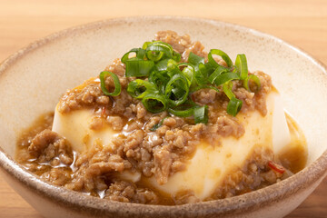 肉味噌豆腐　　肉そぼろ豆腐あんかけ