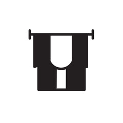 curtain decor fabric icon