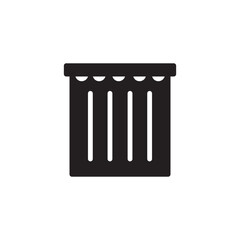curtain fabric home icon