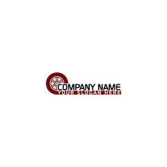 Fototapeta premium Tire logo, tire store logo design isolated on white background