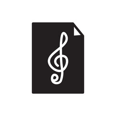 clef key melody icon