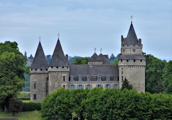 Fototapeta na wymiar Château de Coussac-Bonneval (Corrèze)