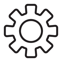 settings line icon