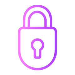 lock gradient icon