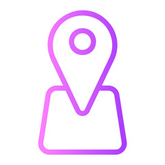 pin gradient icon