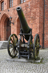 Napoleonic cannon in Morąg