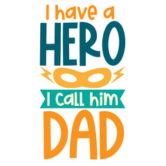 Fathers Day written lettering Mental health quote. Modern typographic slogan. Vector illustration
