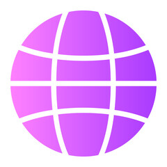 globe gradient icon