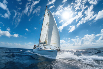 Obraz na płótnie Canvas Sailing