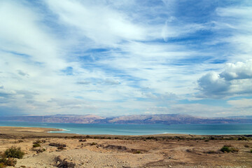 Fototapeta na wymiar Dead Sea - the most salty sea