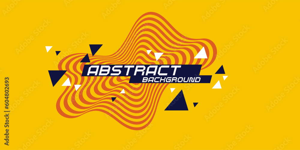 Poster composition with geometric shapes. abstract background for design.