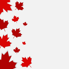 Canada day, Canada Country flag and symbols National Canada day Background fireworks
