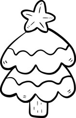 christmas tree outline 