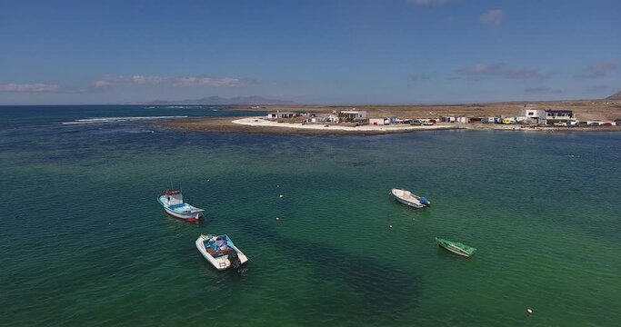 Village de pêcheurs sur la côte de Fuerteventura