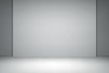 Empty studio room background with spotlight.