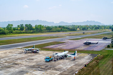 Royal Rainmaking Project, Prepare exothermic chemical to carry on the plane for cloud seeding artificial rain 