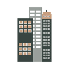 building vector. company business building. Vector office building