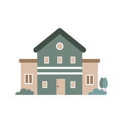 House vector illustration. Real Estate concept.Home loan