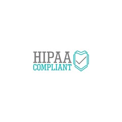 HIPAA Compliance Icon. Healthcare Information Portability and Accountability Act Icon isolated on white background