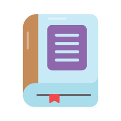Grab this beautifully designed icon of book in modern style, easy to use vector