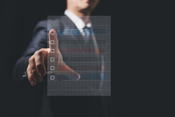 social media online content, freelance worker, working online, content creator, woman using laptop, man reading blog online on computer