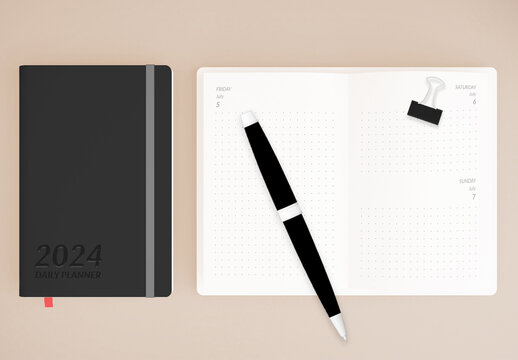 2024 Daily Planner A6