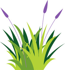 Vector illustration of Bushes for nature 