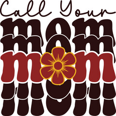 mom sublimation design