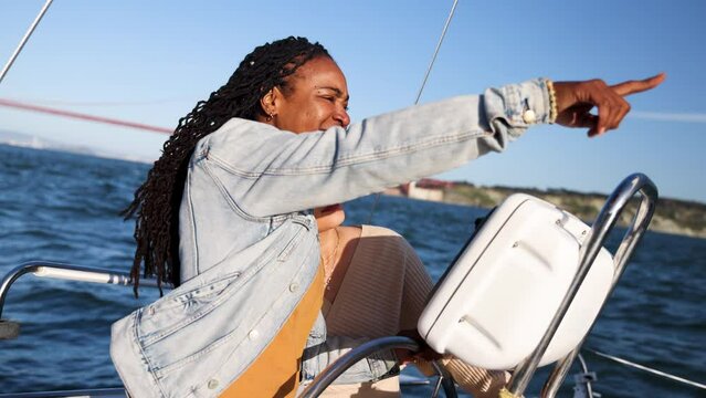 African American Latino Hispanic Gay Friends Sailing San Francisco