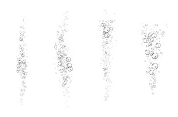Obraz premium Underwater Sparkling Air Bubbles