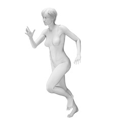 3d medical illustration of the female body