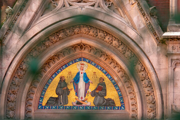 Fototapeta premium Church of St. Anthony of Padua or locally as Sent Antuan is the largest church of the Roman Catholic Church in Istanbul,