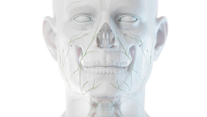 3D Rendered Medical Illustration of Male Anatomy - The Lymphatic System