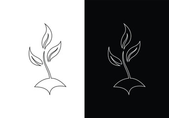 Minimal trees line-vector