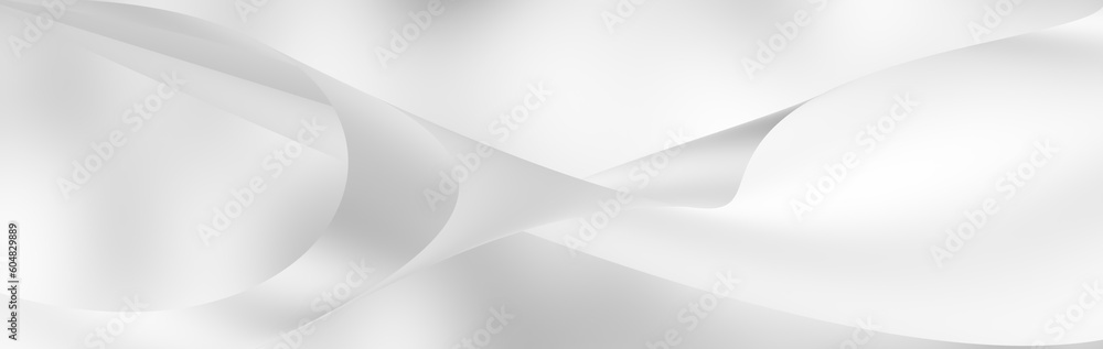 Poster white and gray abstract background, gradient vector.