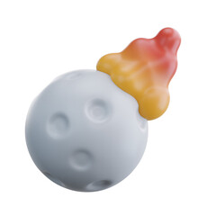 3D Comet Icon