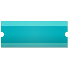 Obraz premium Mint rectangle discount gift voucher