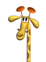 Gelbe Giraffe.